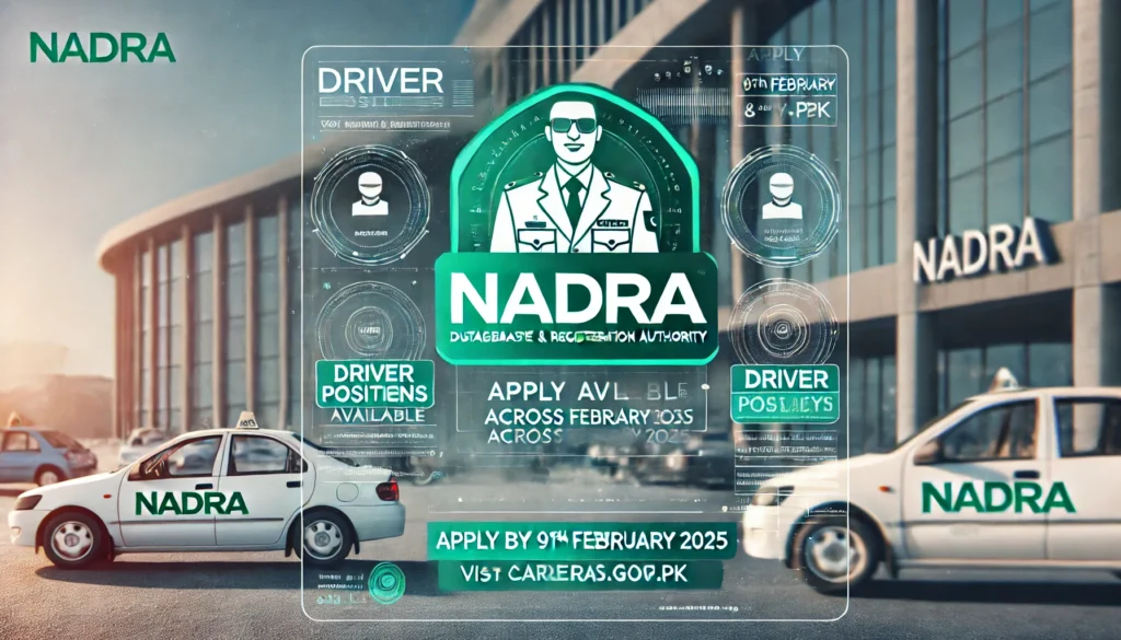 NADRA Jobs 2025