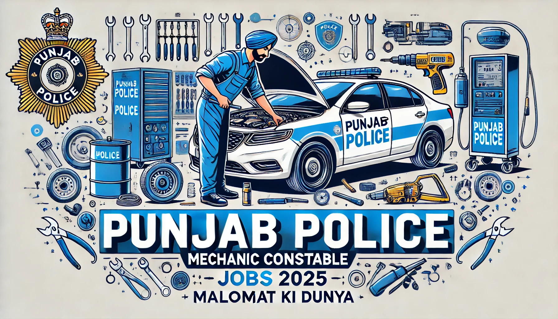 Punjab Police Mechanic Constable Jobs 2025