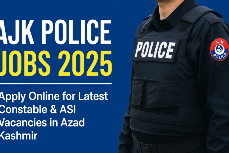 AJK Police Jobs 2025