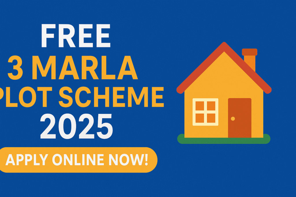 Free 3 Marla Plot Scheme